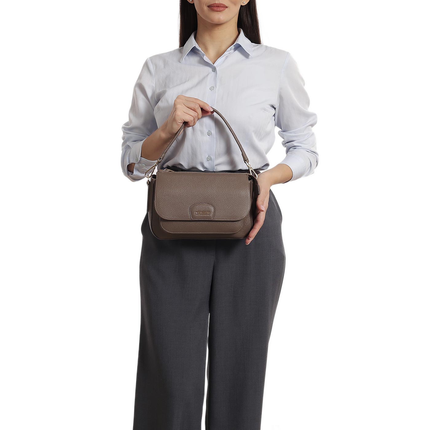 Кожаная сумка Aurelli Soft