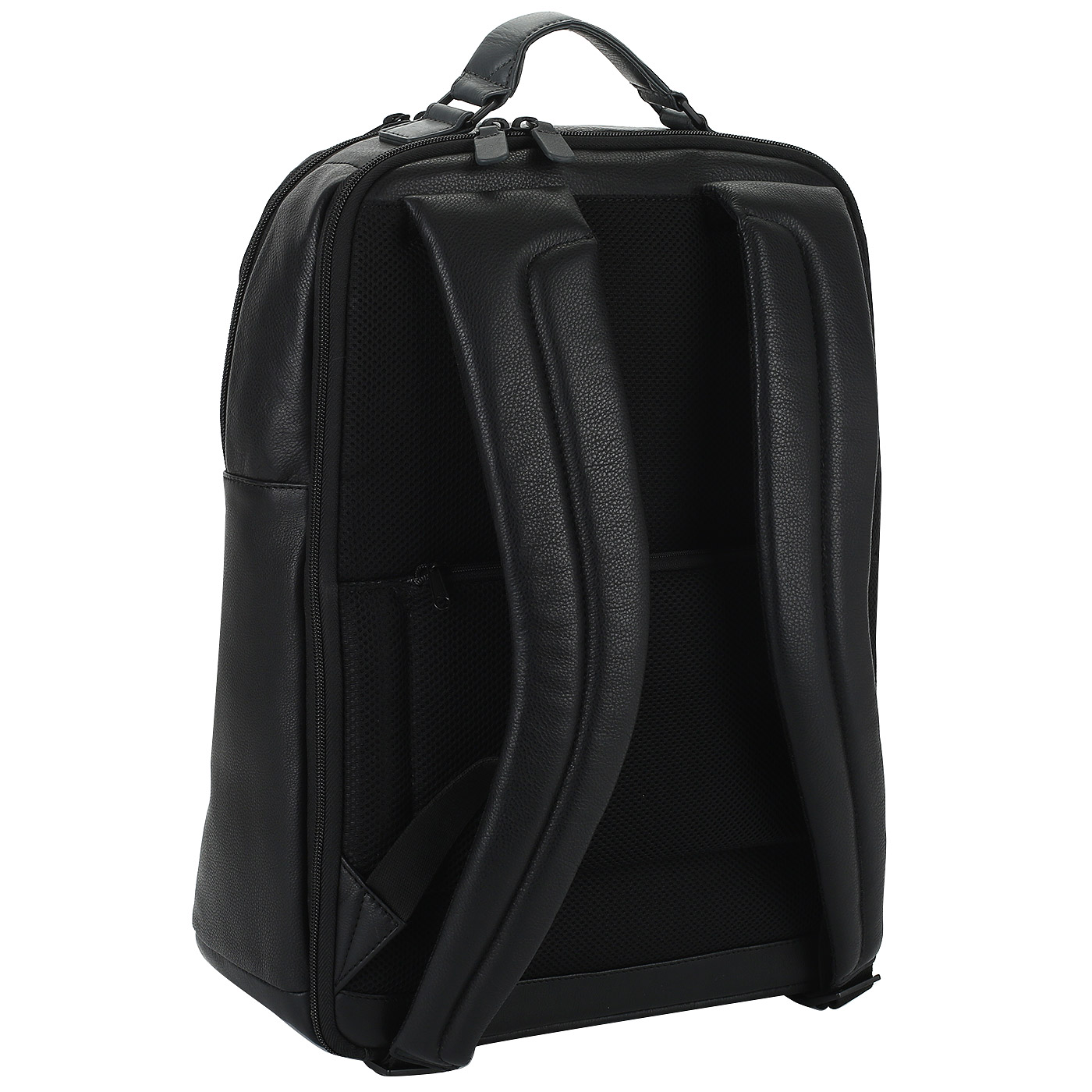 Вместительный кожаный рюкзак с тремя отделами Piquadro Pulse