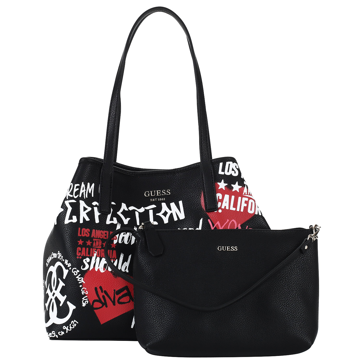 Сумка-шоппер с принтом Guess Vikky