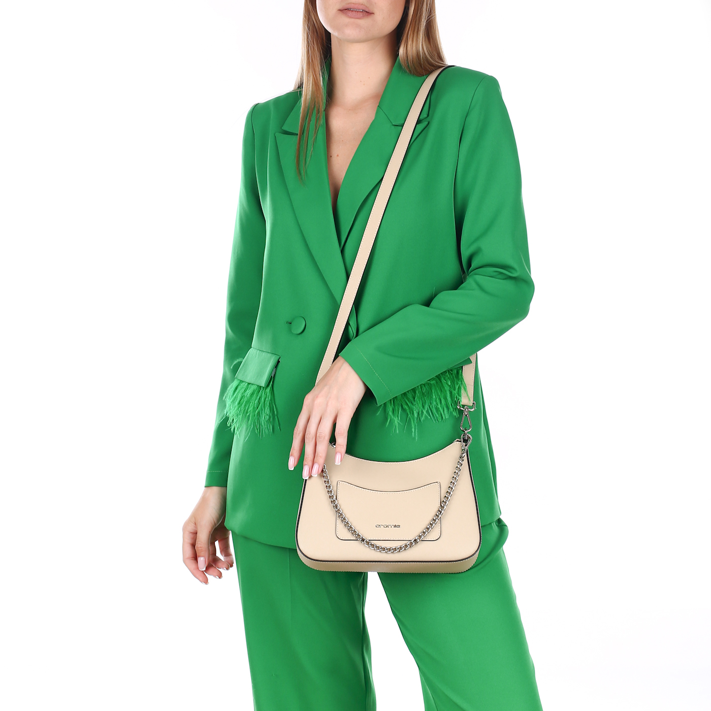 Сумка через плечо с цепочкой Cromia Perla