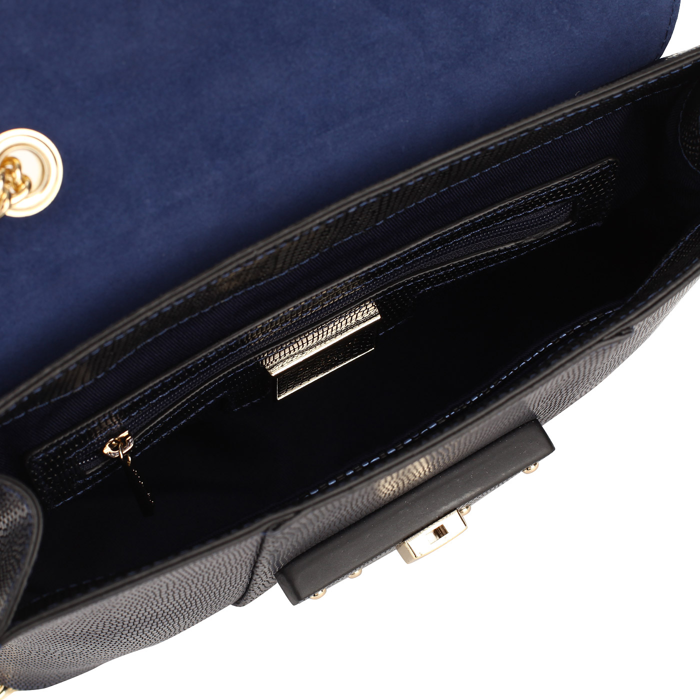 Кожаная сумочка с откидным клапаном Cromia Yvon