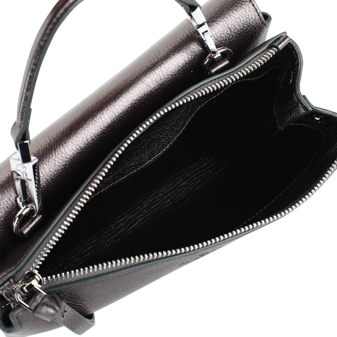 Кожаная сумочка с двумя отделами Aurelli Mini bag