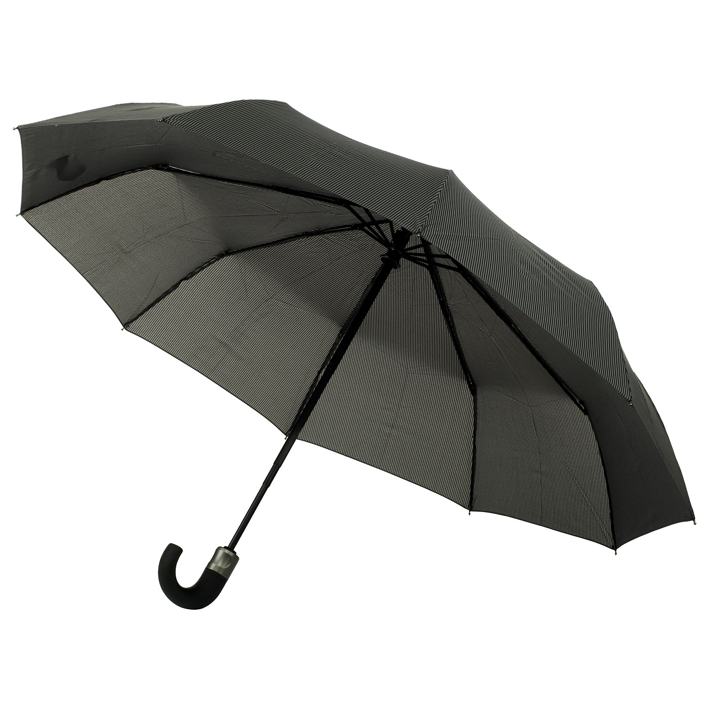 Полосатый зонт-автомат с чехлом Raindrops 