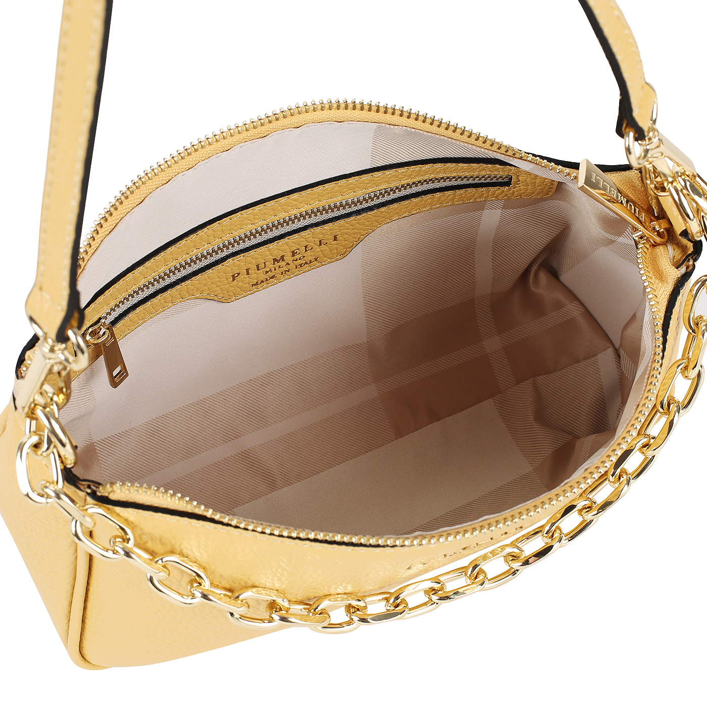 Кожаная сумка с цепочкой Piumelli Nives