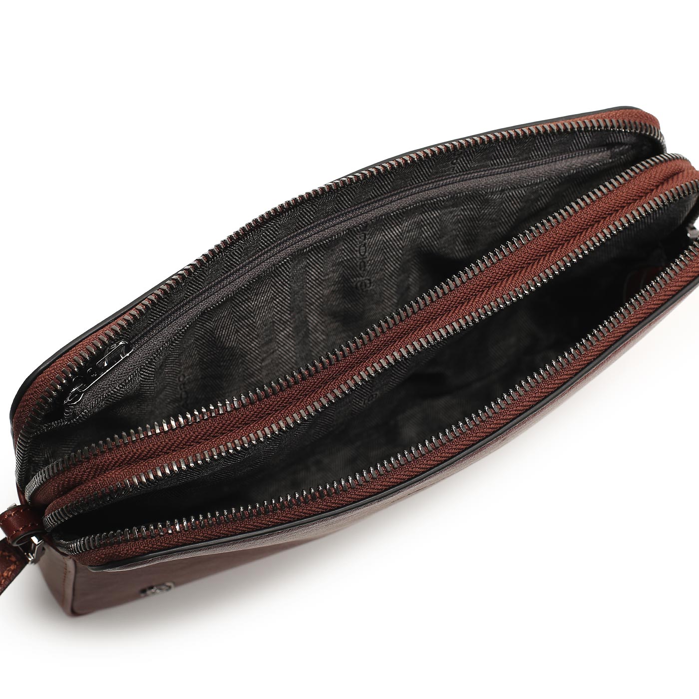 Кожаная визитка Piquadro Black square