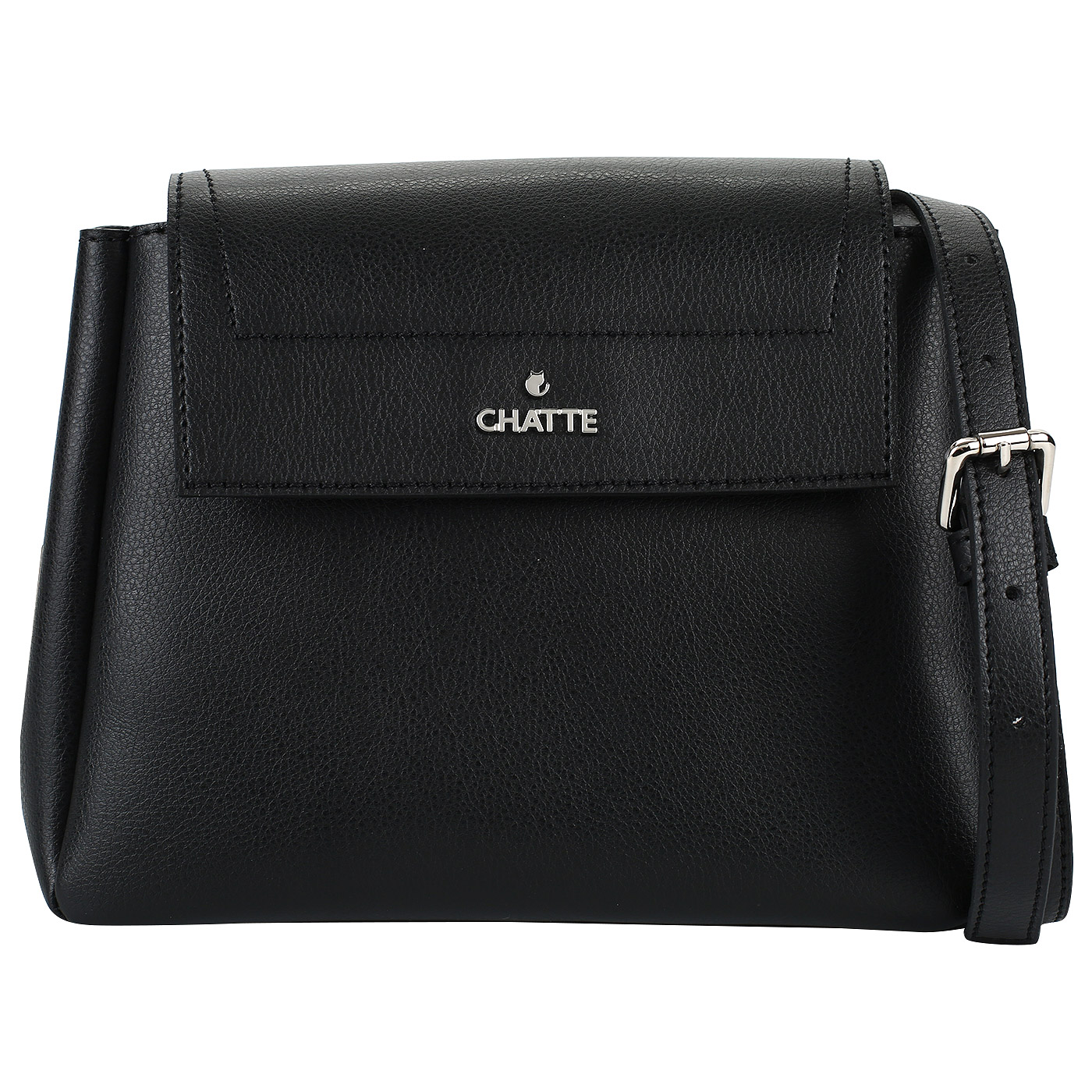 Chatte Женская черная сумочка с плечевым ремешком