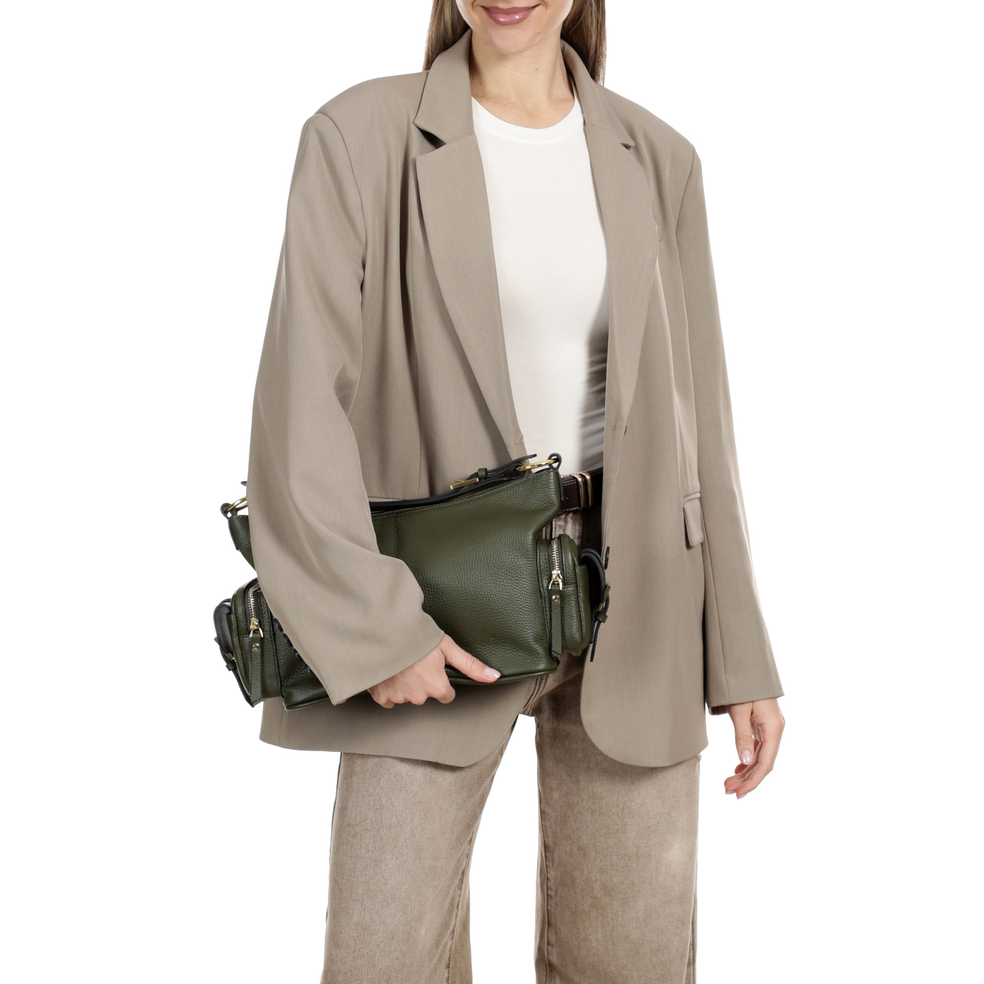 Кожаная сумка Chatte Marseille