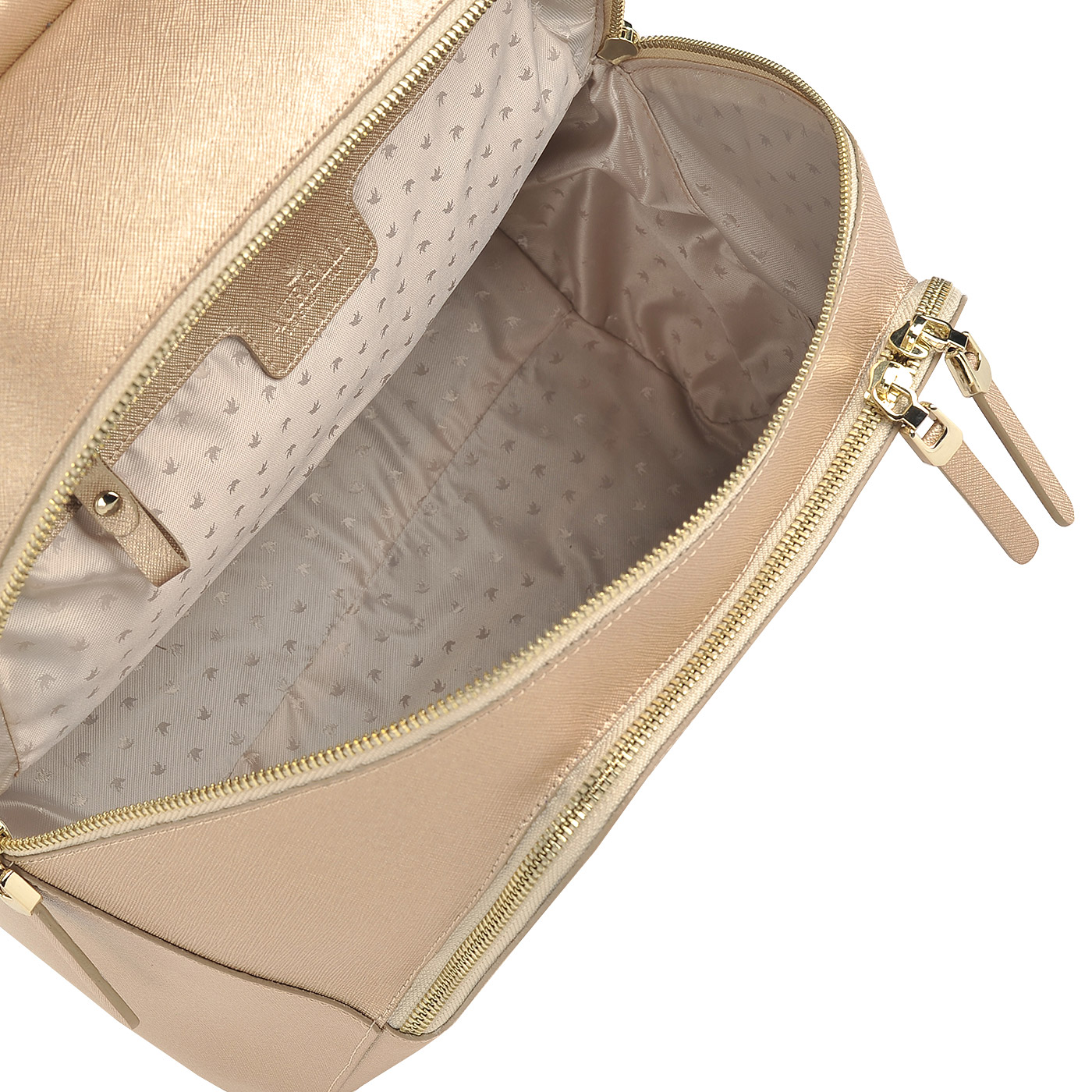 Вместительный женский рюкзак из натуральной сафьяновой кожи Aurelli 