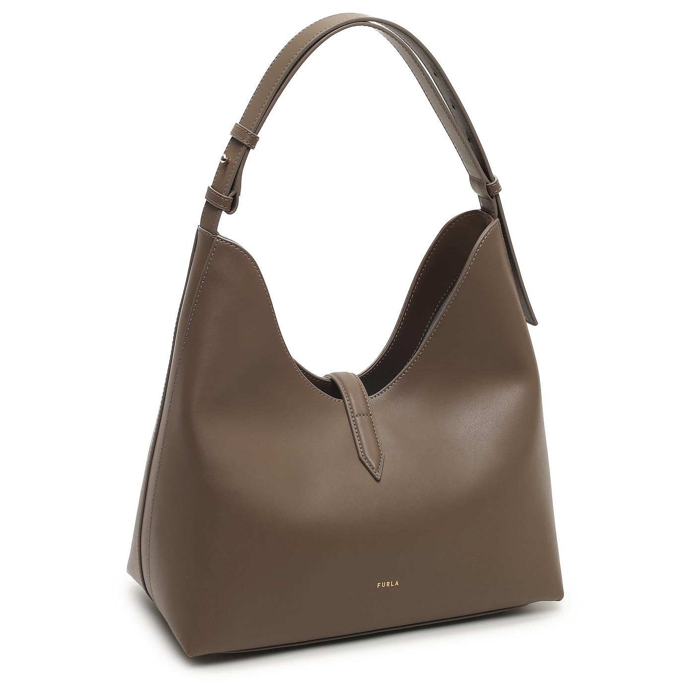 Кожаная сумка Furla Goccia