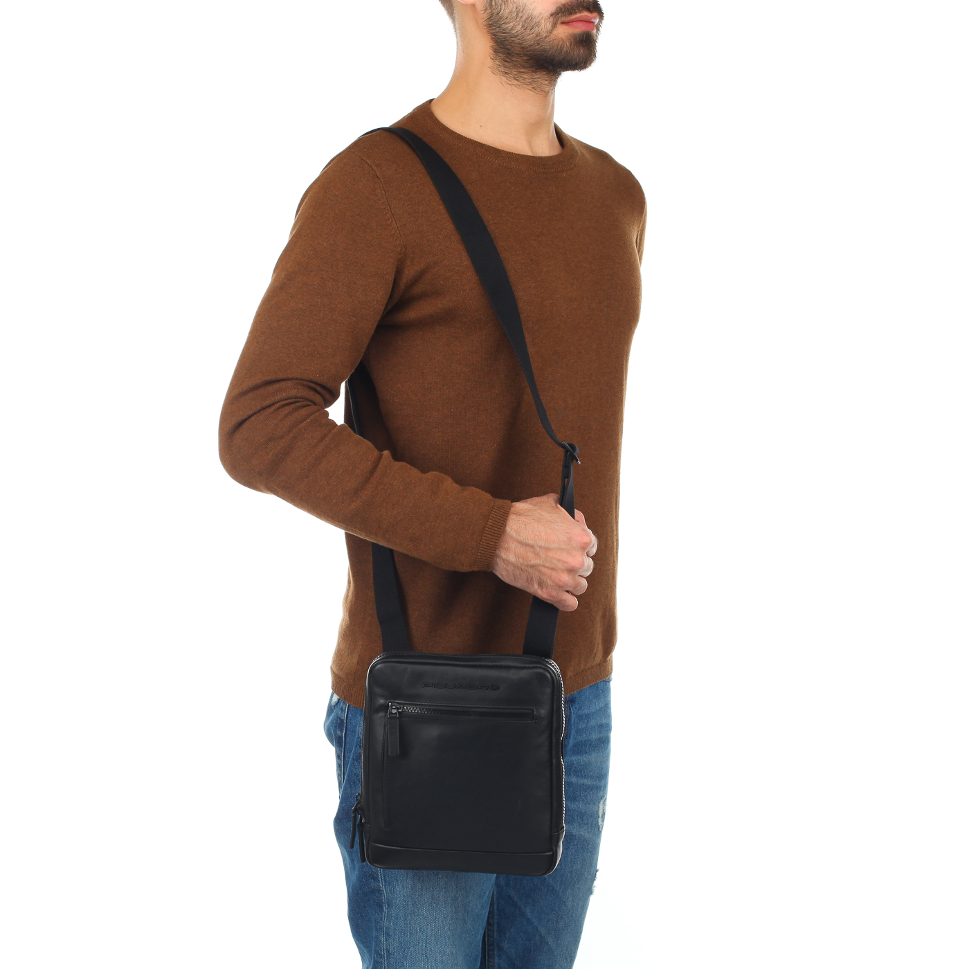 Мужская сумка-планшет из натуральной кожи Piquadro Setebos