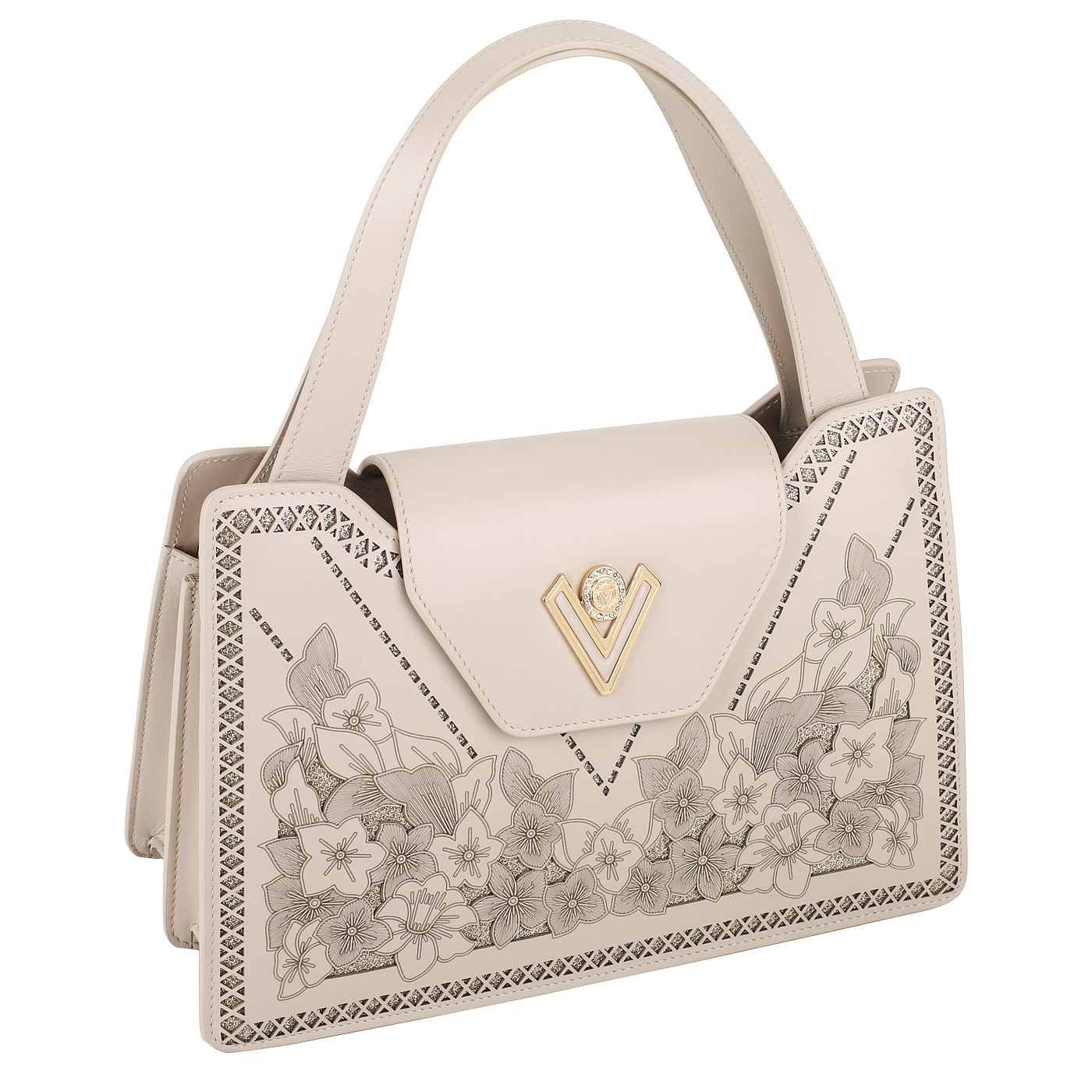 Сумка с цветами Valentino Orlandi Violet