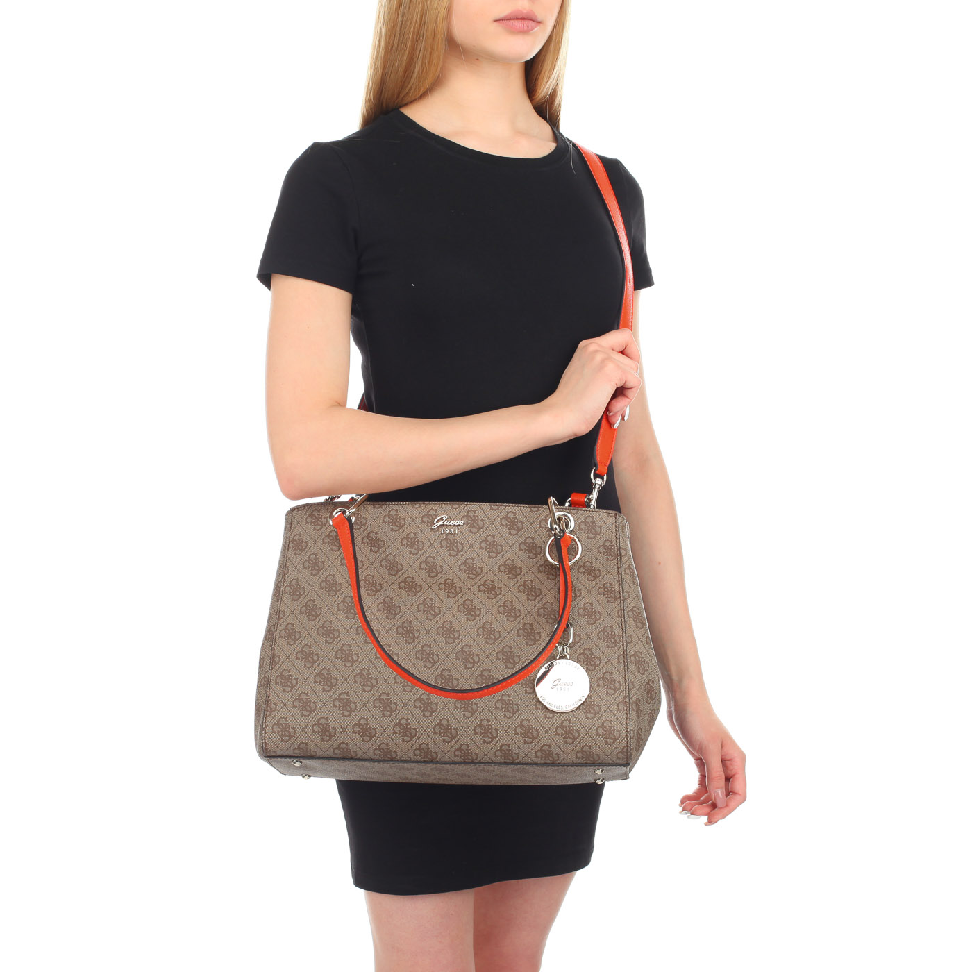 Женская сумка-тоут с плечевым ремешком Guess Jacqui