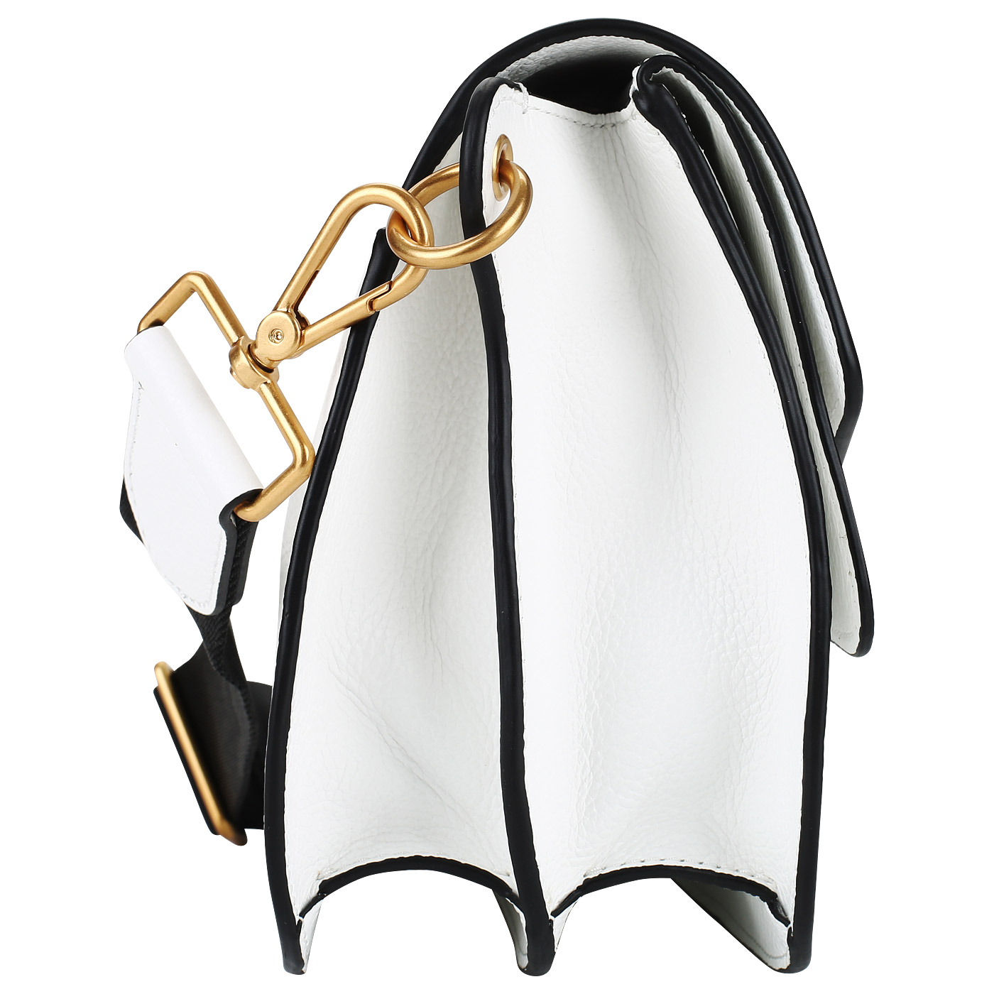 Женская сумочка из белой кожи Coccinelle Ambrine graphic