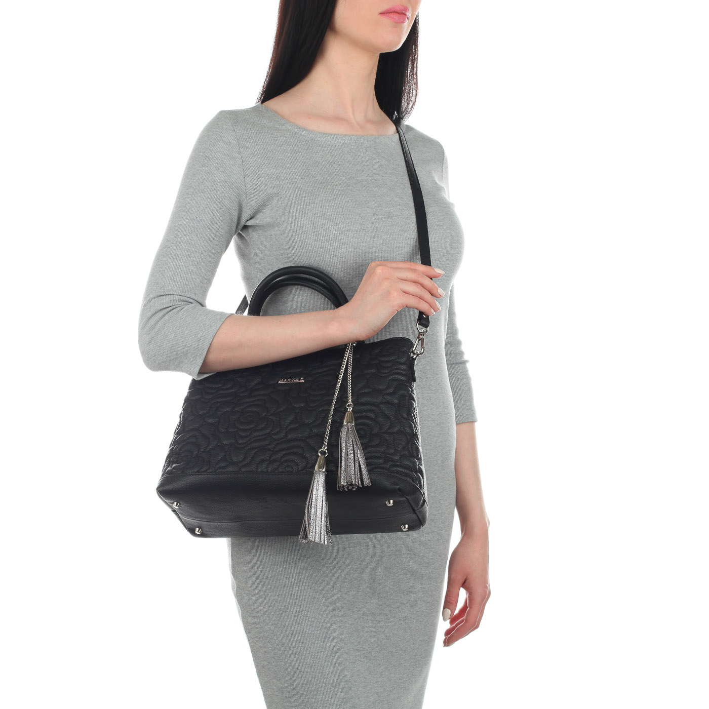 Женская сумочка со стеганым узором Marina Creazioni 